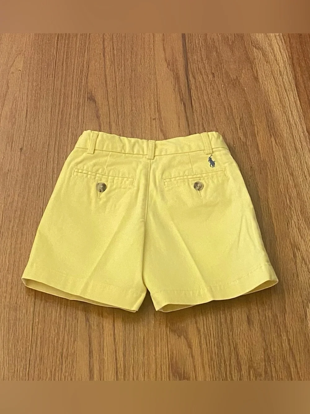 Ralph Lauren Plaid Short-Sleeve Shirt and Abrasion Twill Yellow Shorts Boys Set